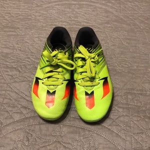 Adidas Boys Y13 Cleats Green/Black/Orange